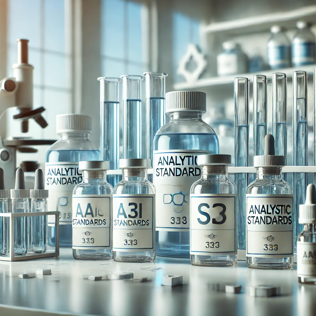 Analytic standards in a scientific lab