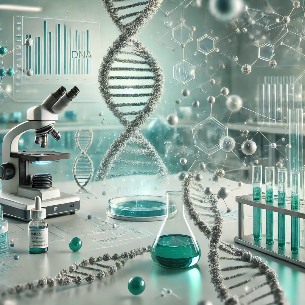 Molecular biology research equipment in a laboratory